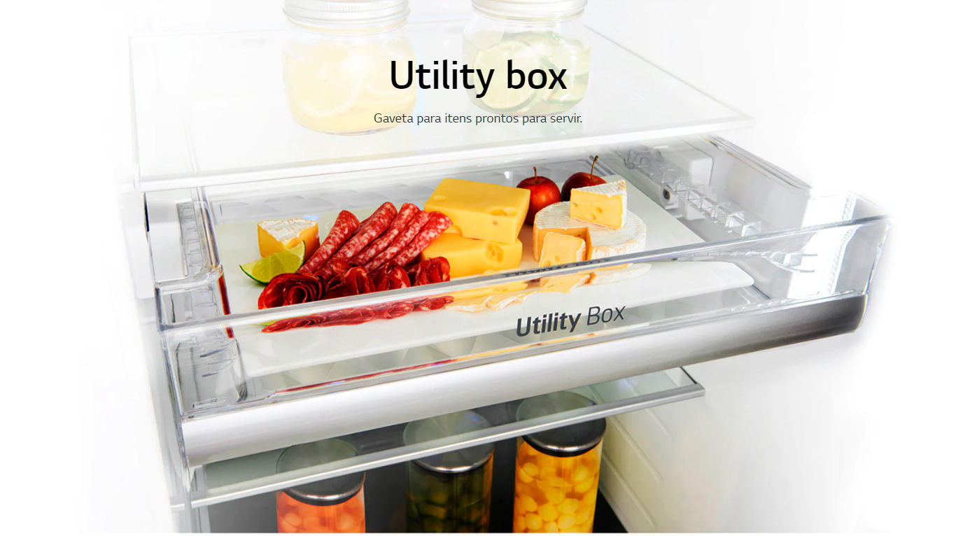 Geladeira LG Automático Side by Side - 601L New Lancaster Instaview GC-X247CSB1